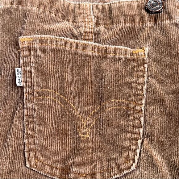 VTG 70’s Corduroy Flared Women’s LEVIS Bib Overalls 29W *SOLD* - Picture 10 of 16